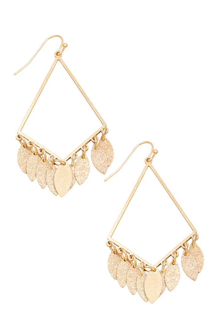 Leaf Drop Earrings