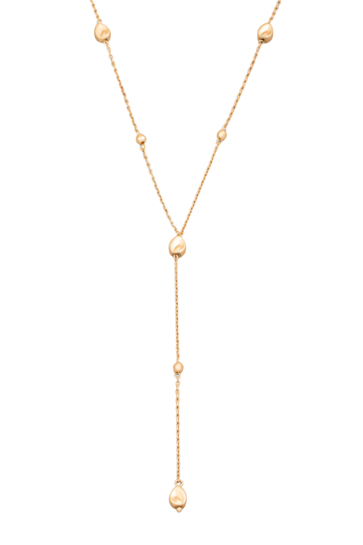 Teardrop Lariat Necklace