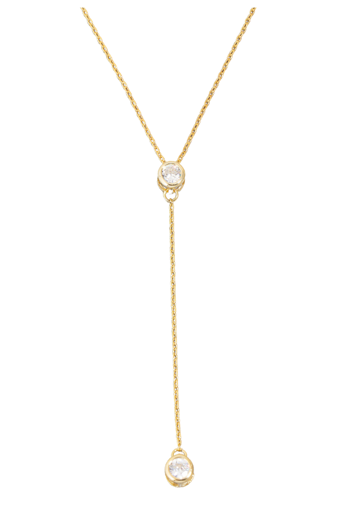 Amy Lariat Chain Necklace