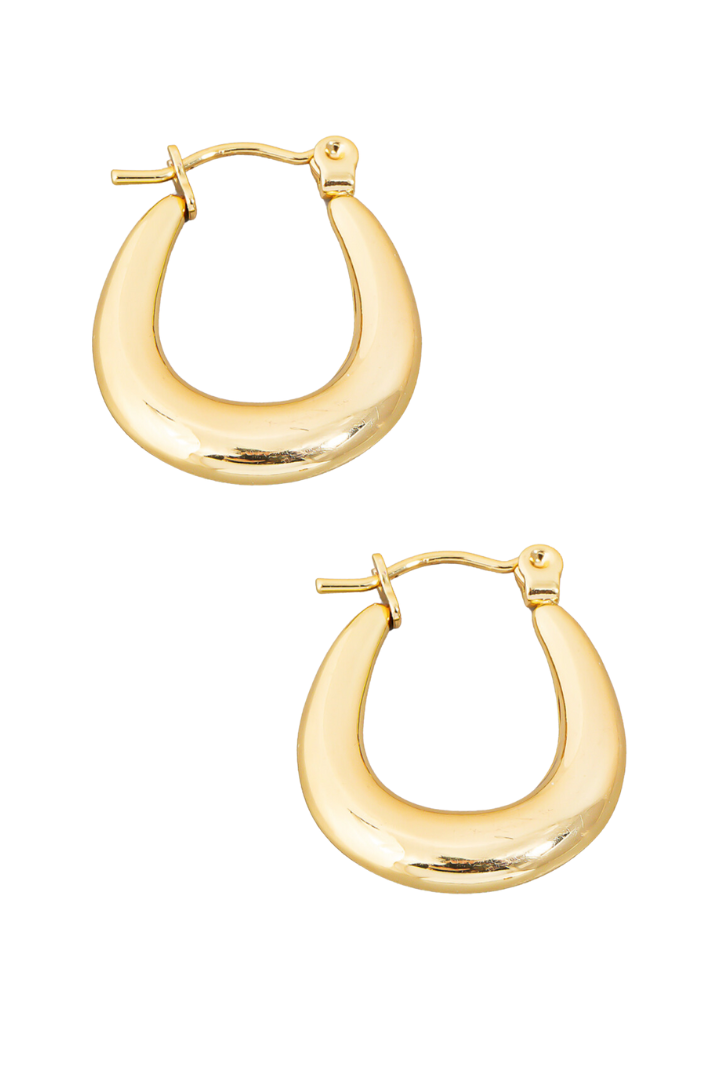 Pincatch Oval Hoop Earrings