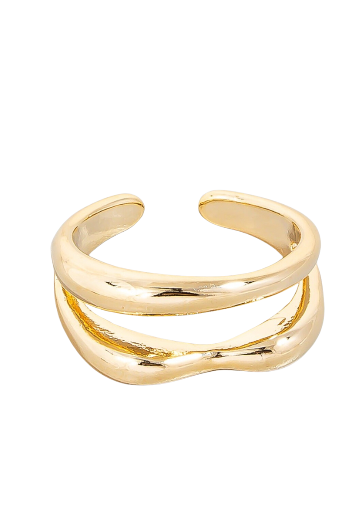 Metallic Open Band Ring