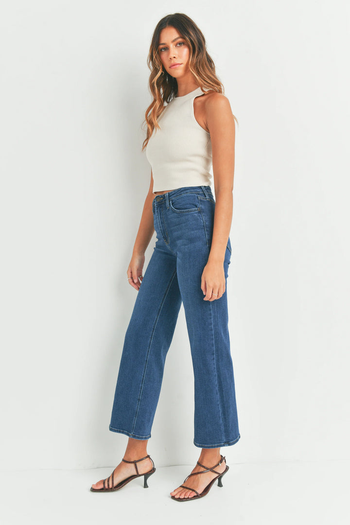 The High Rise Wide Leg Jeans