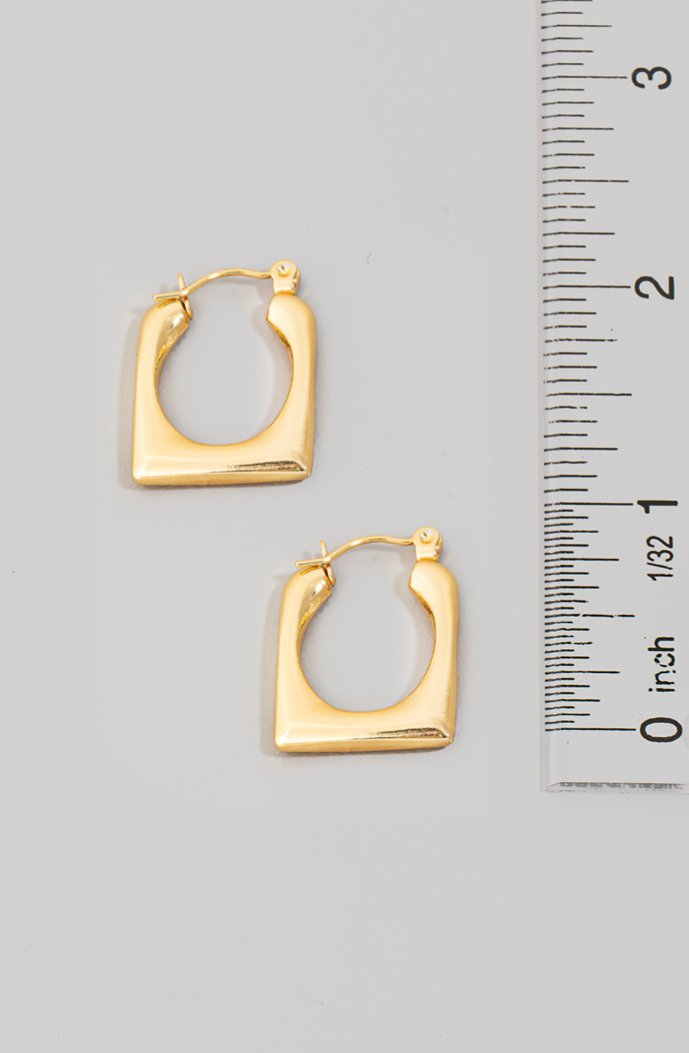 Mini Square Latch Hoop Earrings