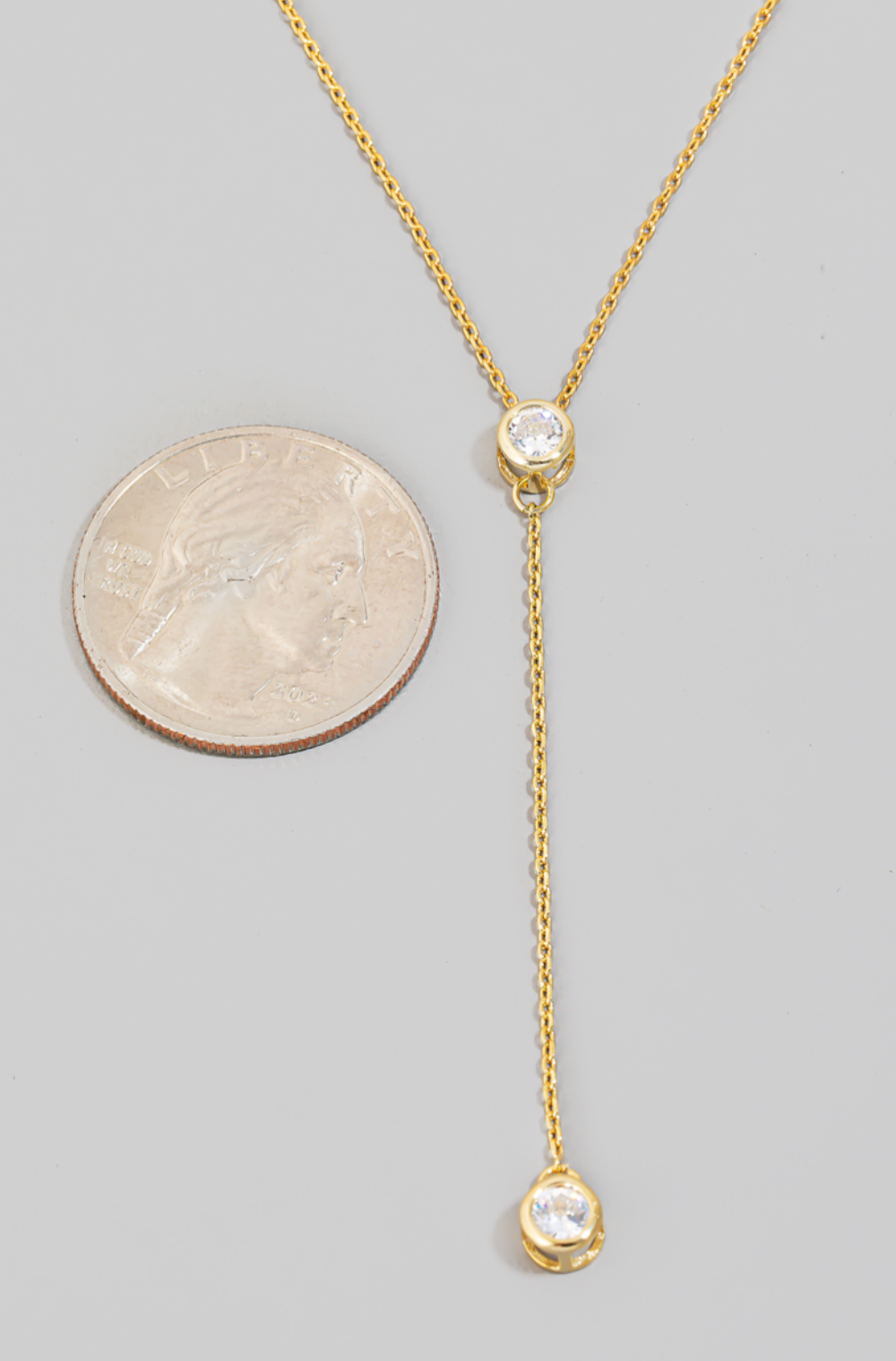 Amy Lariat Chain Necklace