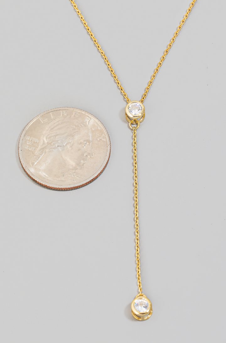 Amy Lariat Chain Necklace