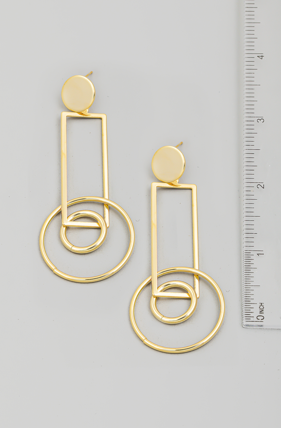 Geometric Drop Earrings