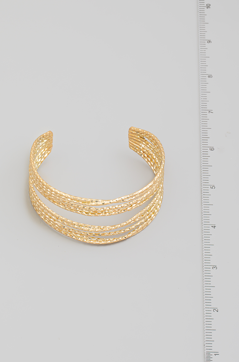 Metallic Strand Layered Bracelet