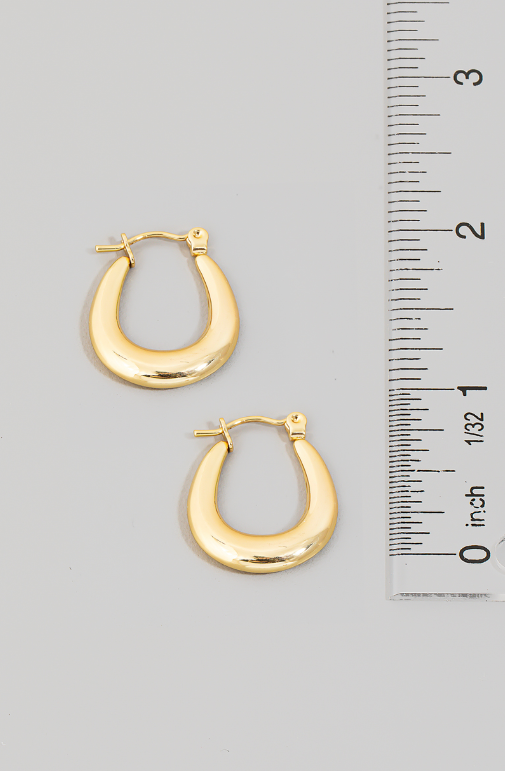 Pincatch Oval Hoop Earrings