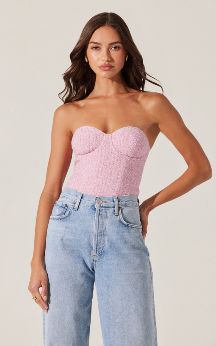 Indie Strapless Bustier Top