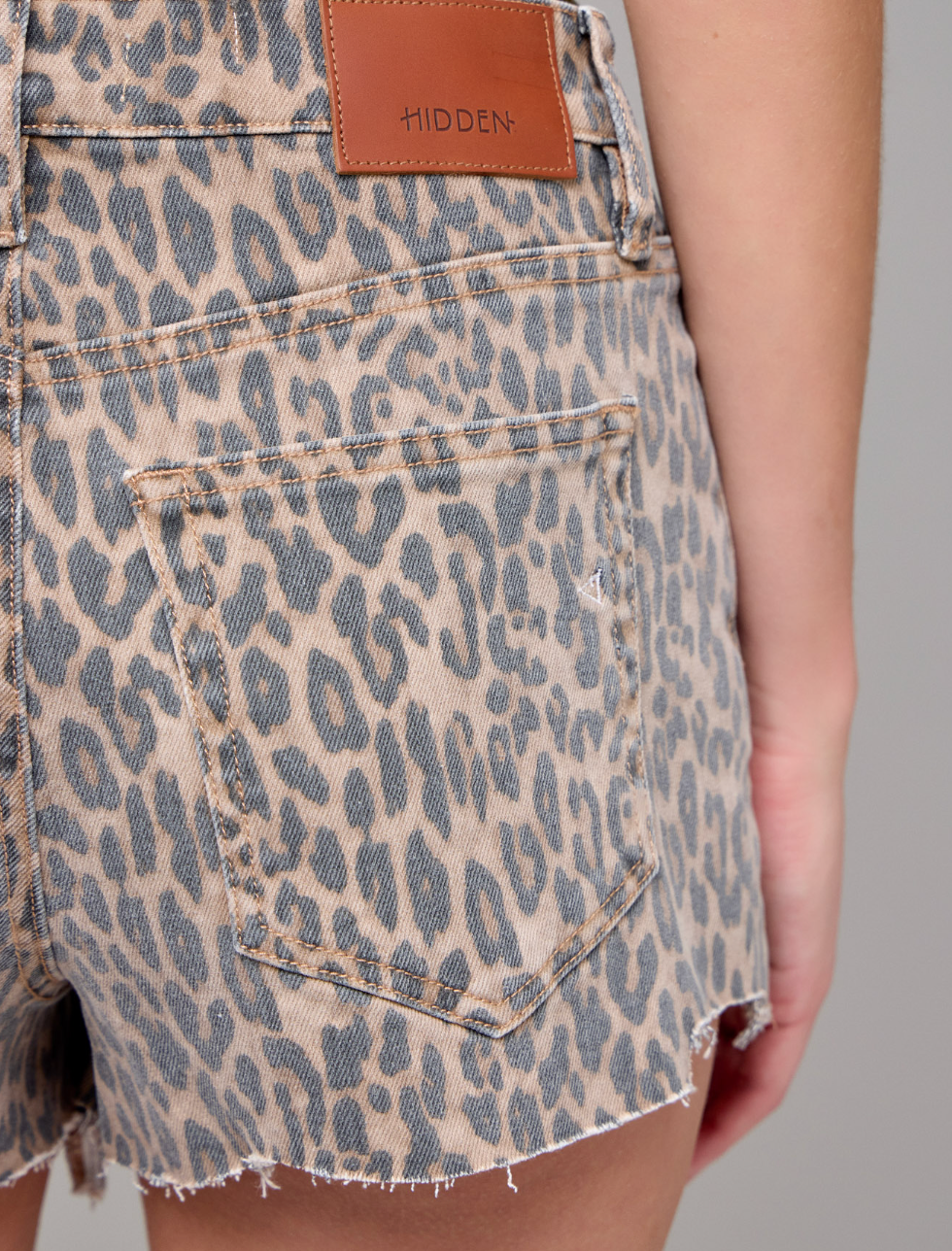 Hidden Kenzie High Rise Cheetah Shorts