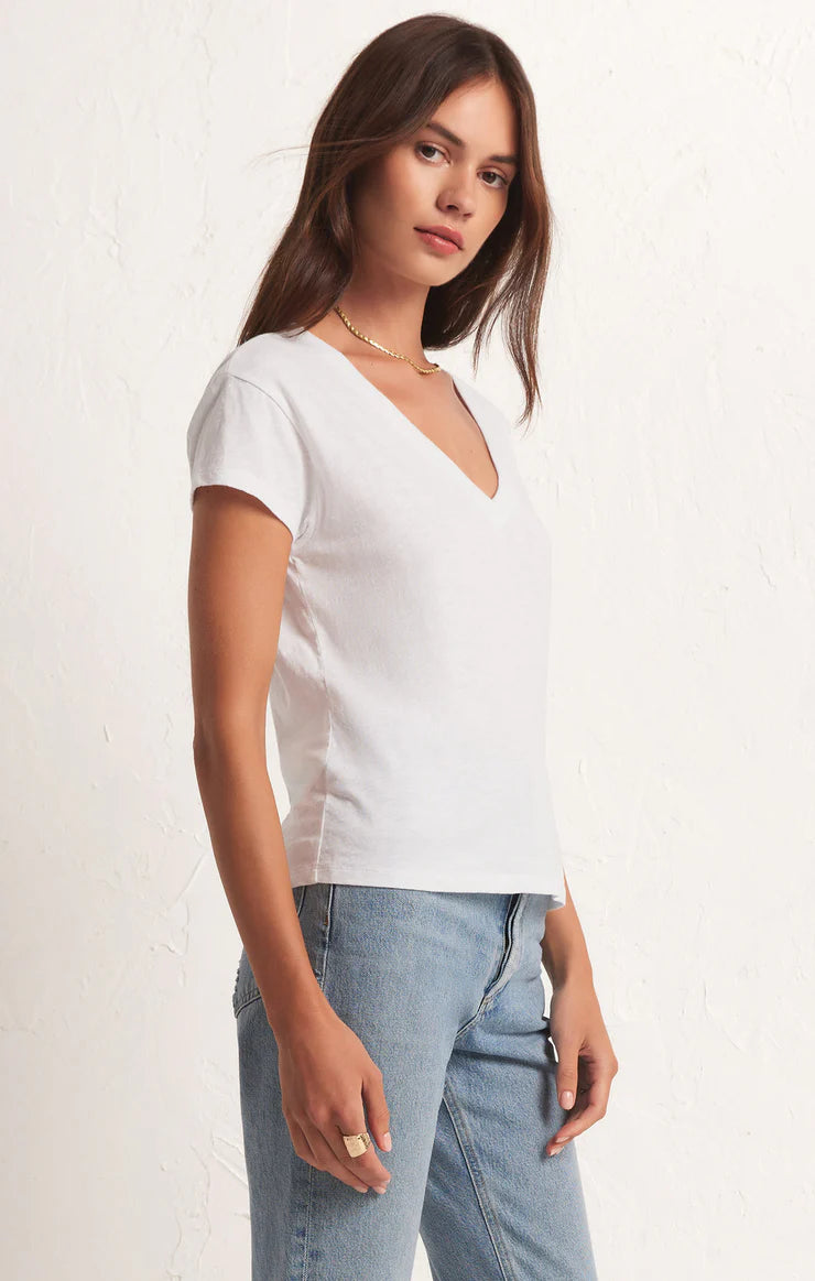 Modern V- Neck Tee