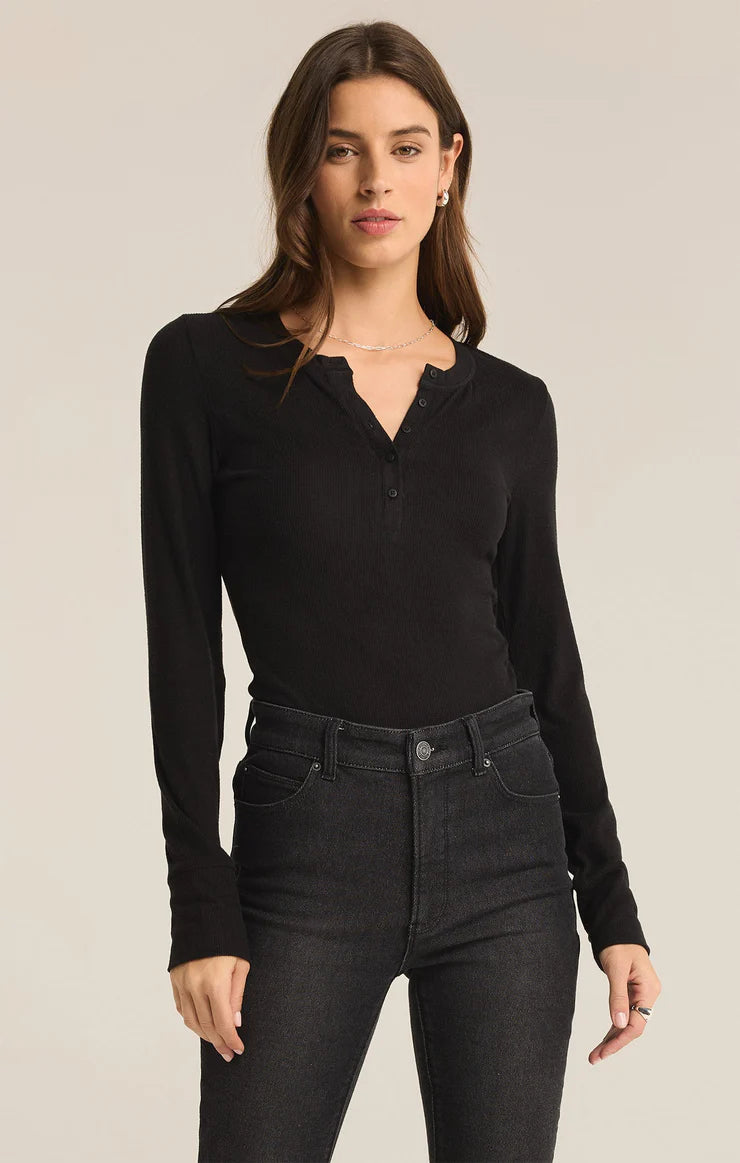 Scarlett Rib Henley