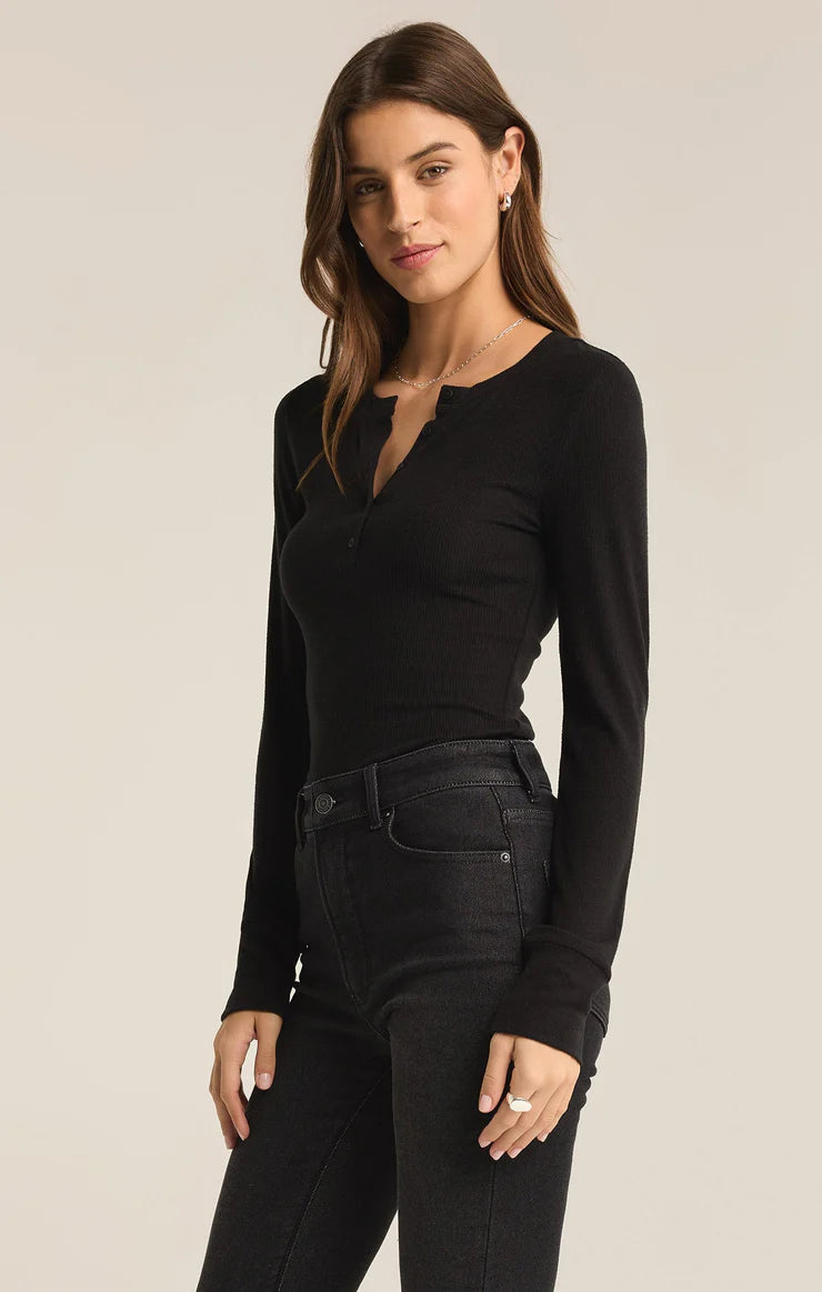 Scarlett Rib Henley