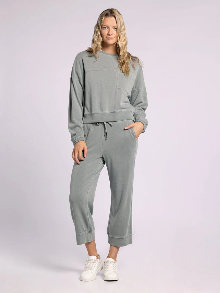 Canton Crop Sweat Pant