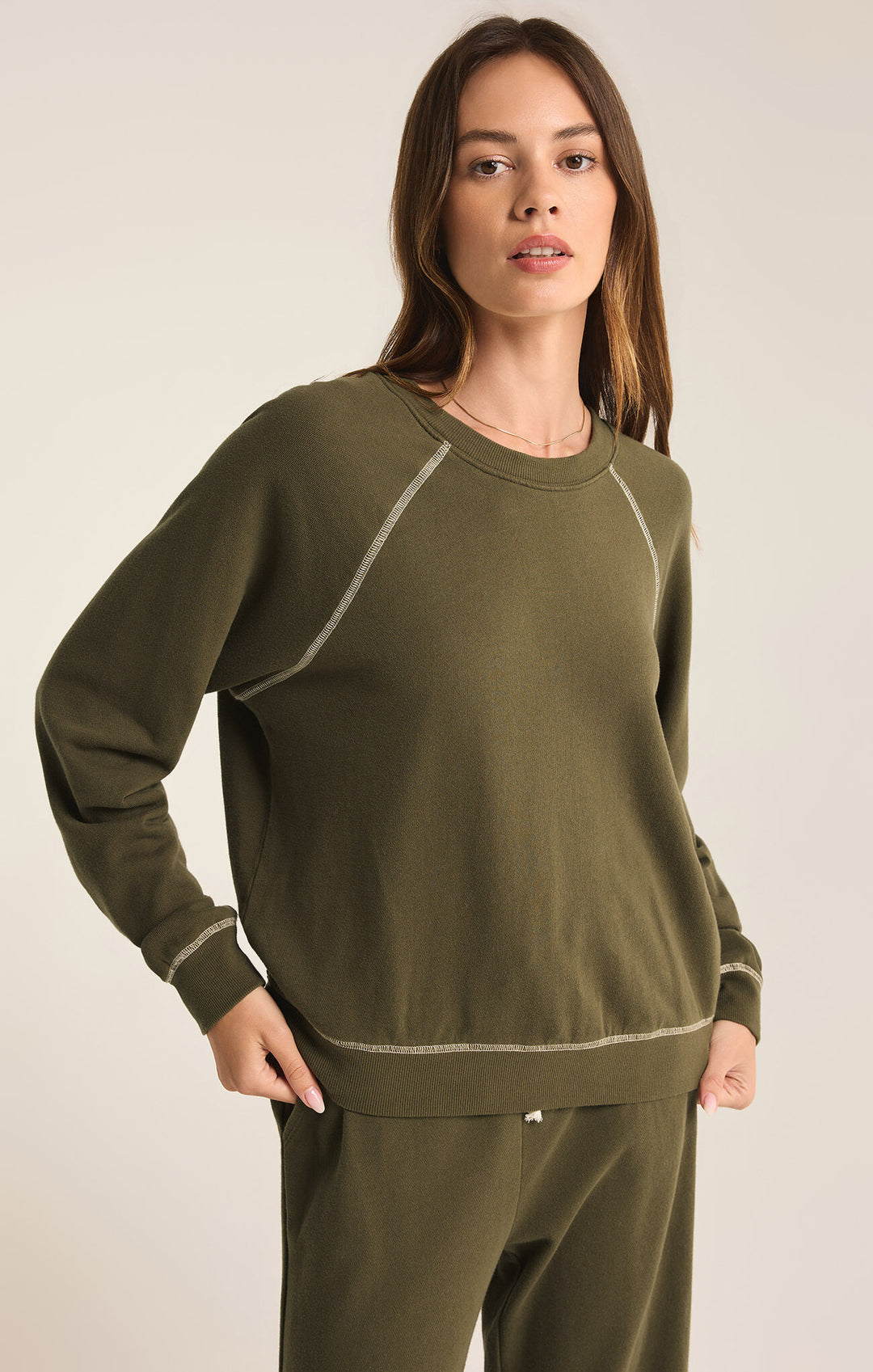 Saldana French Terry Sweatshirt