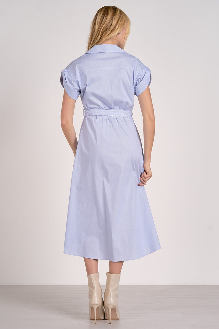 Jaime Collared Button Down Dress