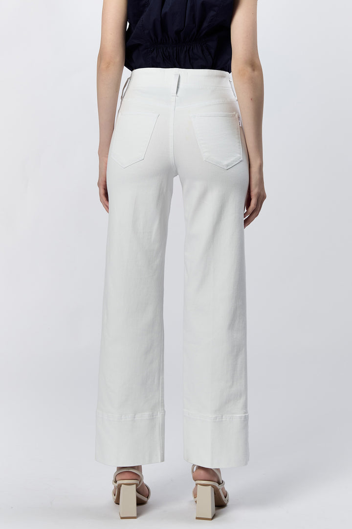 Holly Straight Leg White Jean